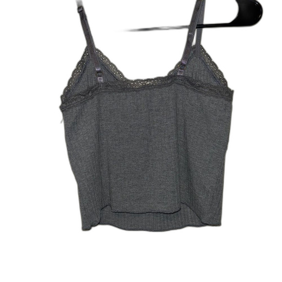 Bundle of 5 NWT Wild Fable Women’s Cropped Tank Tops | Medium Gray | V-Neck - Picture 2 of 4